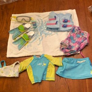 American Girl swim set